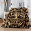 Nordic Mythology Yggdrasil Nature Tree of Life Blanket,Flannel Soft Throw Blanket for Home Bedroom Bed Sofa Picnic Office Kids
