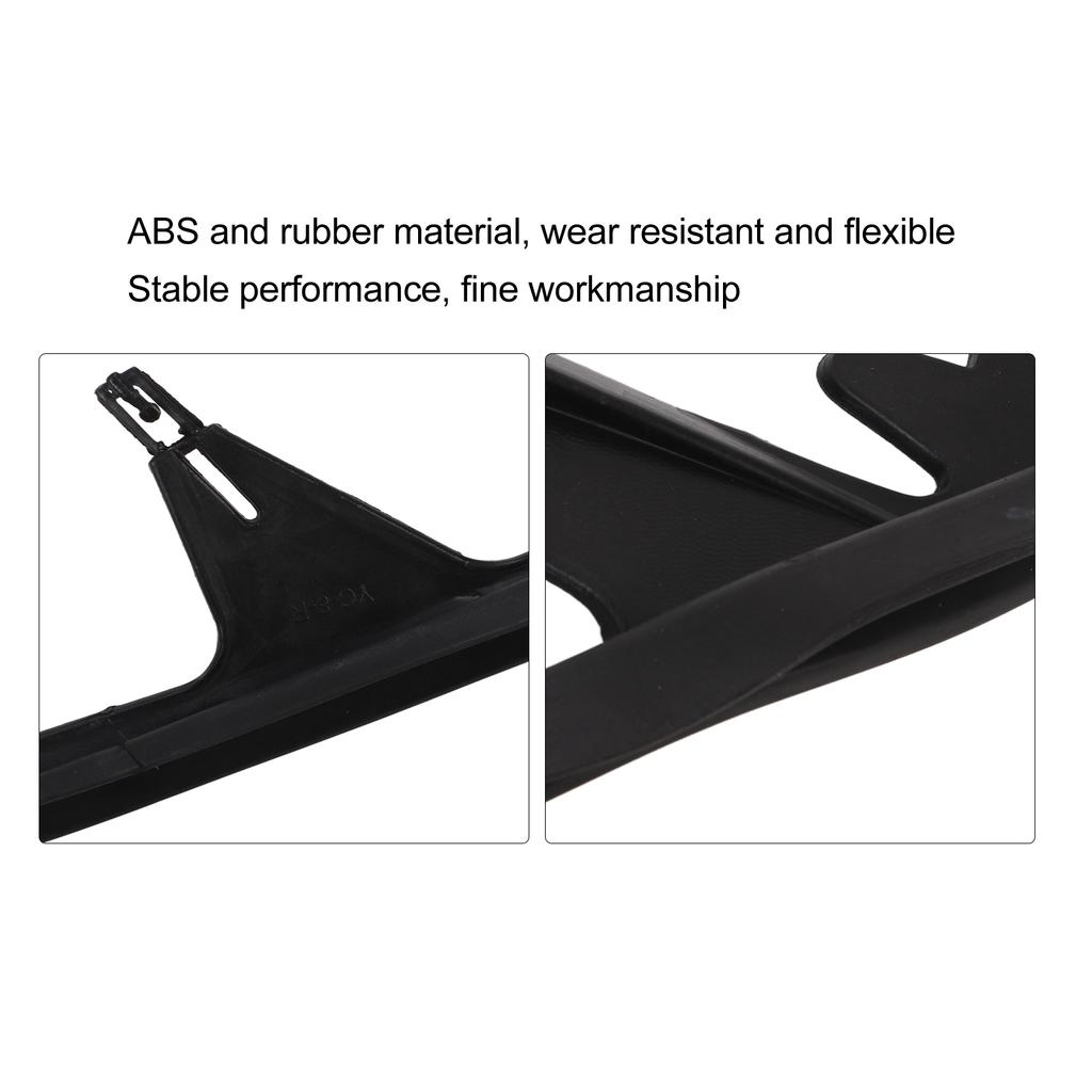 2Pcs Headlight Lens Seal Gasket Flexible Replacement For 3 SERIES E46 Pre‑LCI 63128384490 Car Headlight Lens Shell Cover