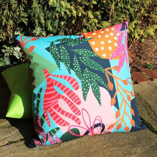 Furn Coralina Floral Outdoor Cushion Cover