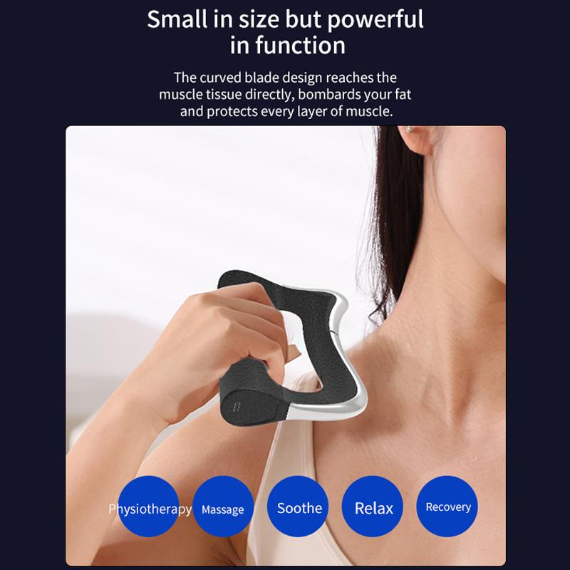 Body Fascia Gun Portable Muscle Relaxer Guasha Release Tool Usb Rechargeable Small Pro Grade Body Sculpting Fascia Knife