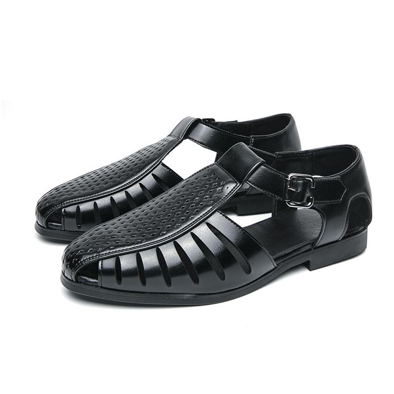 Fashion Breathable Walking Sandals New Loafers Mens Slip On Flats Men's Closed-Toe Sports Sandals Quick-Dry Outdoor Adventure Footwear
