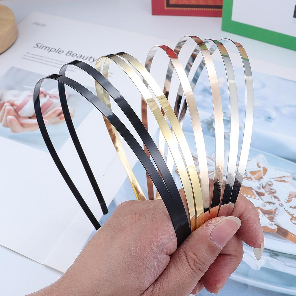 10Pcs Metal Headband 11x14cm Simple Headband Hair Fixing Head Hoop Unisex Headband for DIY Making Hairband Accessories Wholesale