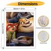 Disney Zootopia Nick and Judy Oil Painting Art Set Handmade Diy Gift Home Decoration