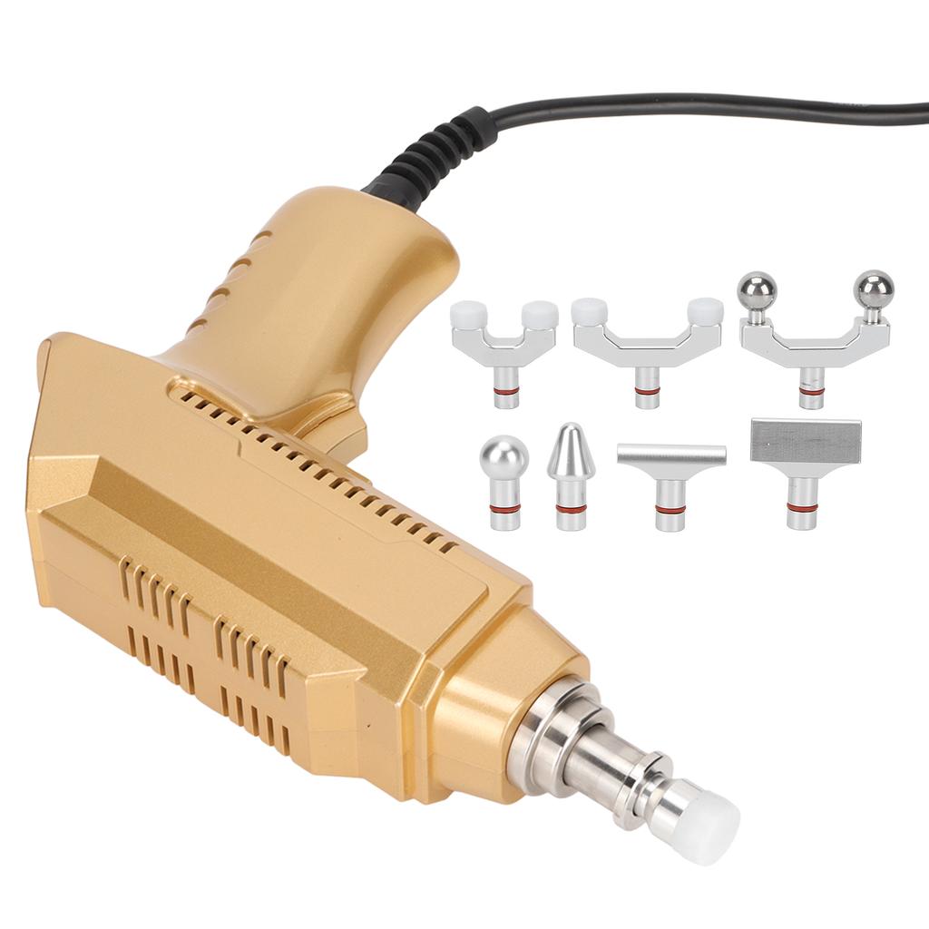 Electric Spine Chiropractor Adjustable Impulse Massager Gun Chiropractic Adjustment Tool with 30