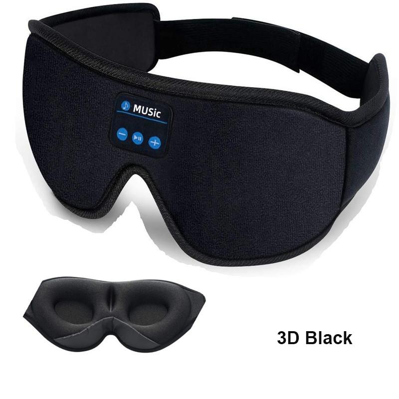 Schlaf-Kopfhörer, 3D-Bluetooth 5.0, Stirnband, kabellos, Schlafartefakt, atmungsaktiv, Musik-Augenmaske, Ohrhörer für Seitenschläfer-Geschenke