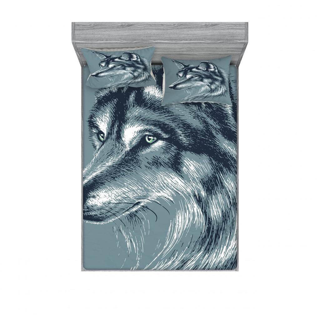 Periodic Table Pattern Sheet Three-Piece Digital Printing Bedding Sheet Three-Piece Sheet Children Adults