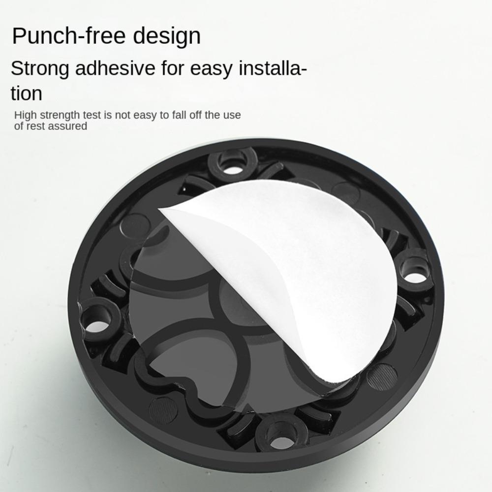 4Pcs 360°Rotatable Furniture Casters Mute 5-Ball Storage Box Roller Self Adhesive Moving Ball Universal Wheel