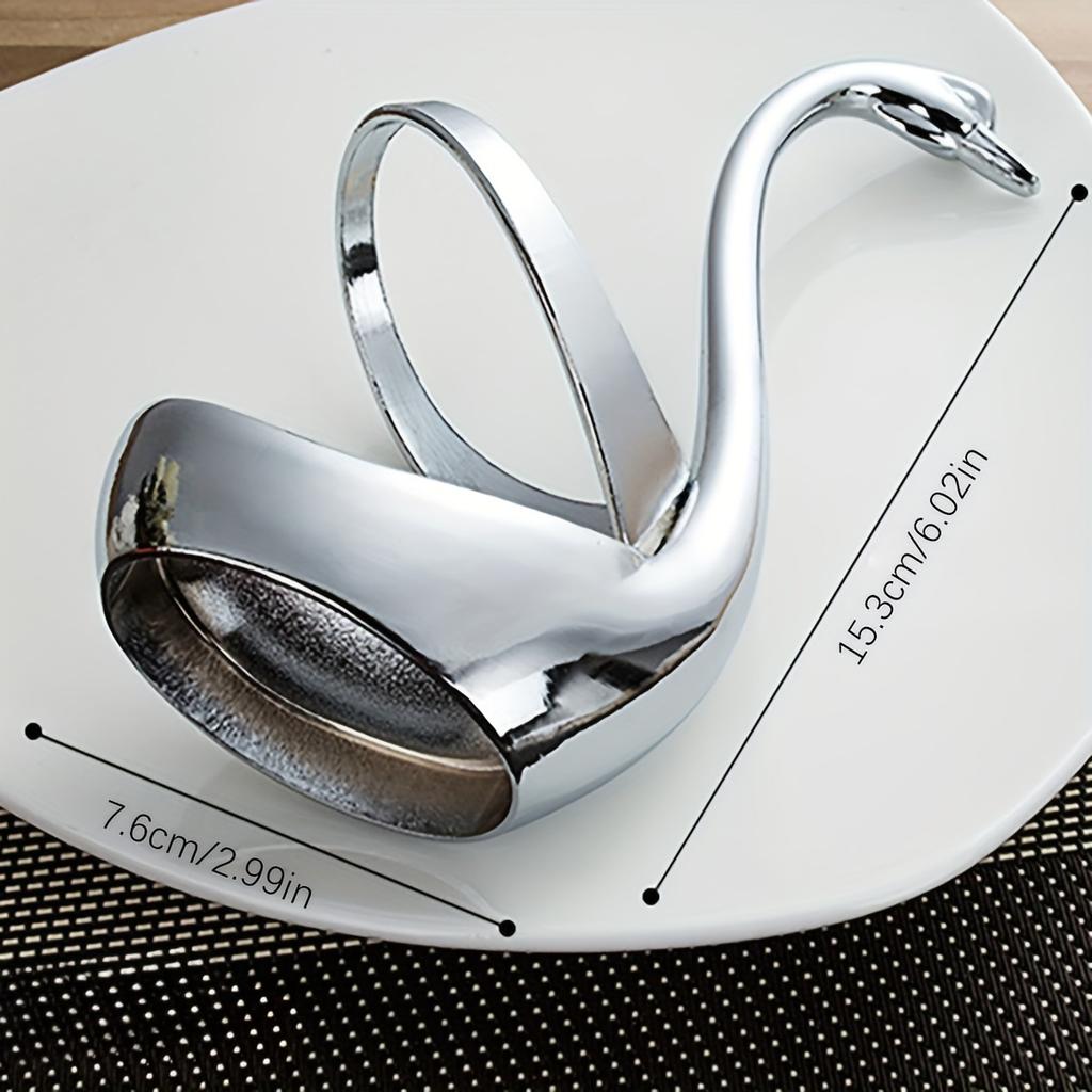 Elegant Stainless Steel Swan Base With Creativity Perfect For Parties, Weddings And Families