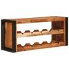 Wine Rack Brown 100 X 45 X 33 Cm Solid Acacia Wood