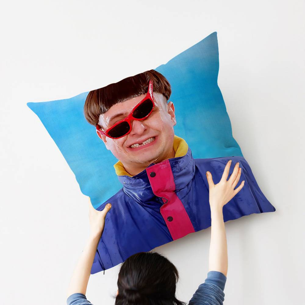 Singer Oliver Tree Nickell Pillow Cushion Cover Pillowcase Living Room Sofa Home Decor Customized