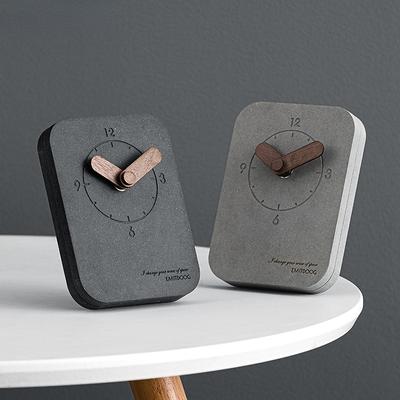 7 Colors Modern American Minimalist Desk Digital Clock Table Pendulum Clock Student Bedroom Mute Creative Bedside Wall Clock