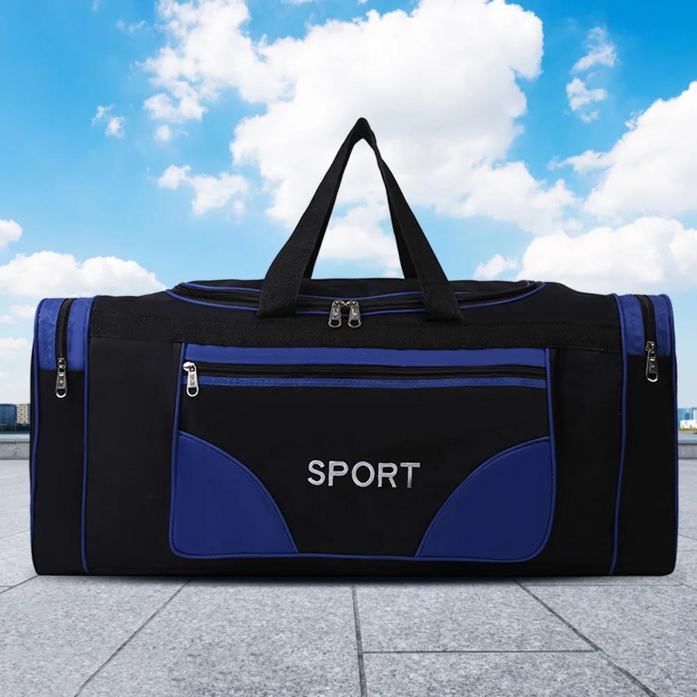 Oxford Fitness Bag Large Capacity Yoga Sports Backpack Waterproof Multifunctional Adjustable Shoulder Strap For Outdoor Football