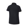 FILA Tennis Fashion Minimalist Sports Casual Versatile Comfortable Short Sleeve Polo Shirt Women tops Deep-Black A11W623123FBK