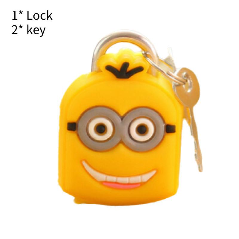 Colorful Cartoon Luggage Lock Mini Lock For Students Diaries And Zippers