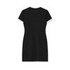 FILA Original Color Block Edge Fashion Simple Classic Retro Casual Versatile Comfortable Round Neck Slim Short Sleeve Dress F51W629301FBK