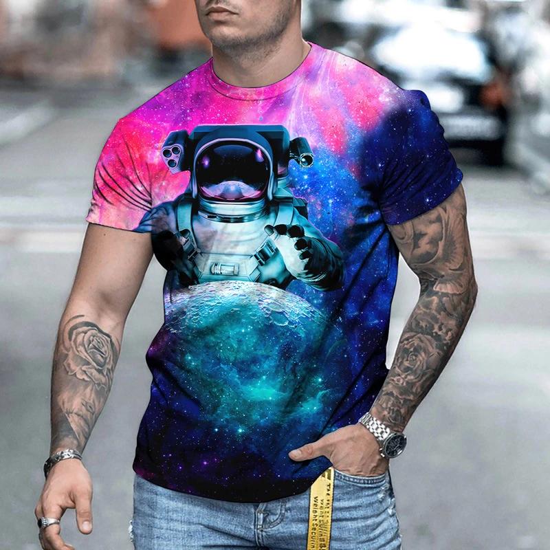Herren Texaco Motoröl Print T-Shirt Retro Vintage Rundhals Kurzarm Lässig Streetwear Atmungsaktives T-Shirt für Herren