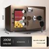 Onaisi 45cm All-Steel Home Safe with Mechanical Lock and Key, Anti-Theft Design