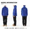 [Kajimeiku] Men's 3D Extra Rain Suit, Waterproof Jacket & Pants Set with Full Mesh Lining, Easy-Move Design, Lime, Size M