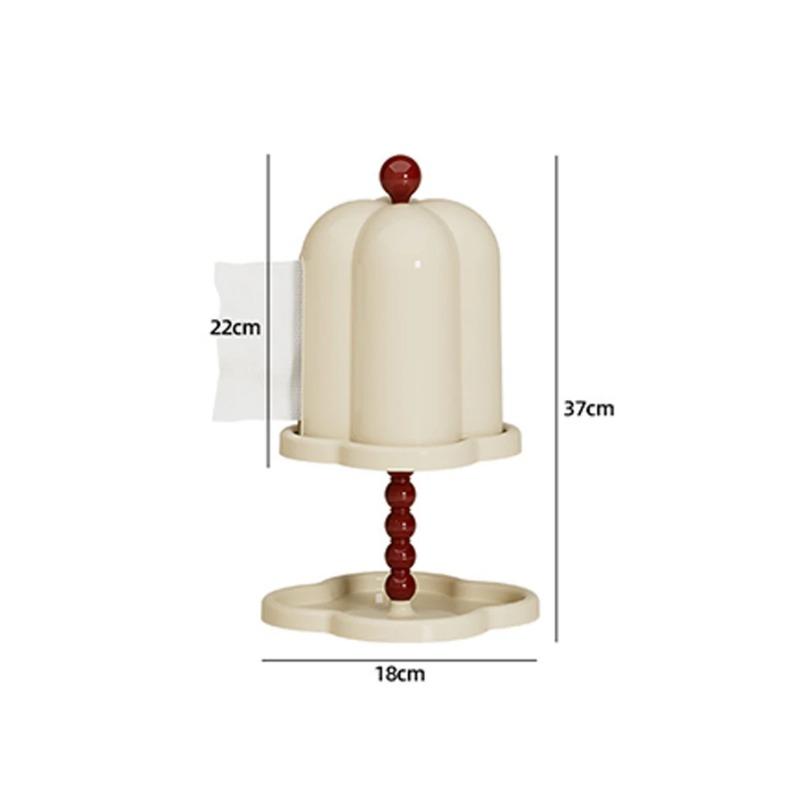 1PC Toilet Tissue Box No Punching High-End And Luxurious Double-Layer Shelf Sealed Dust-Proof Belt Cover Vintage Paper Box