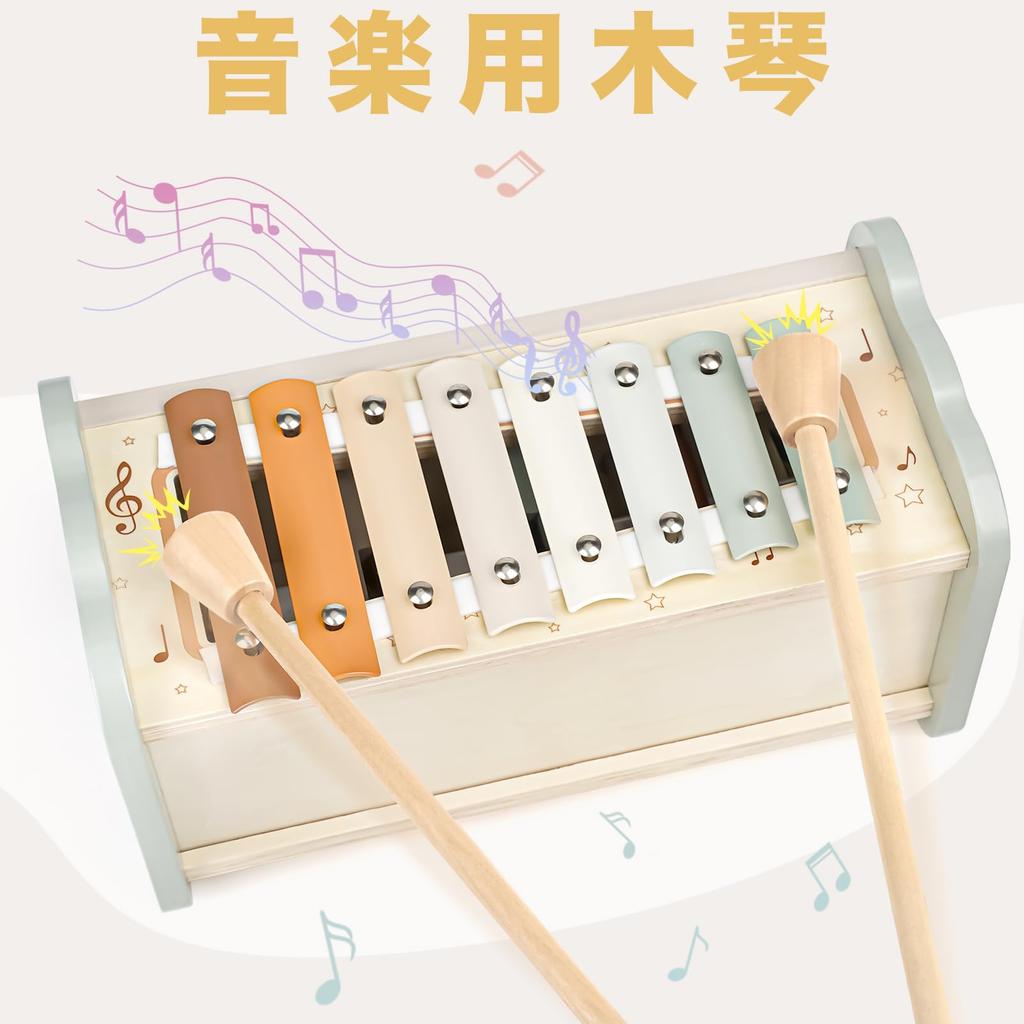 Montessori Toys for Boys and Wooden Educational Toys for and 3 Year Birthday Hammer Finger Montessori Teaching Early Finger Baby Preschool Entry Gift