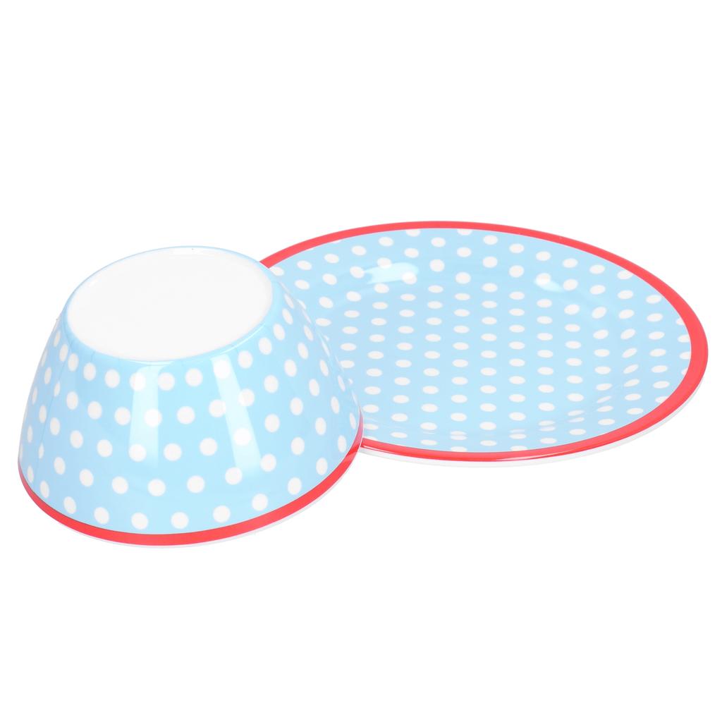 Schüssel Geschirrset Imitationsporzellan Obstsalat Dessertteller Essgeschirr