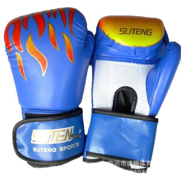 Sagitar Adult Flame Boxing Gloves: Molded Foam for Sanda  Training