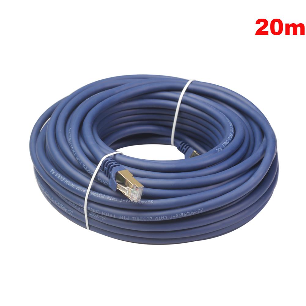30-1M Ethernet Cable 40Gbps 2000MHz CAT8/5E Networking Elastic PVC Internet Lan Cord for Laptops PS4 Router RJ45 NetworkCable