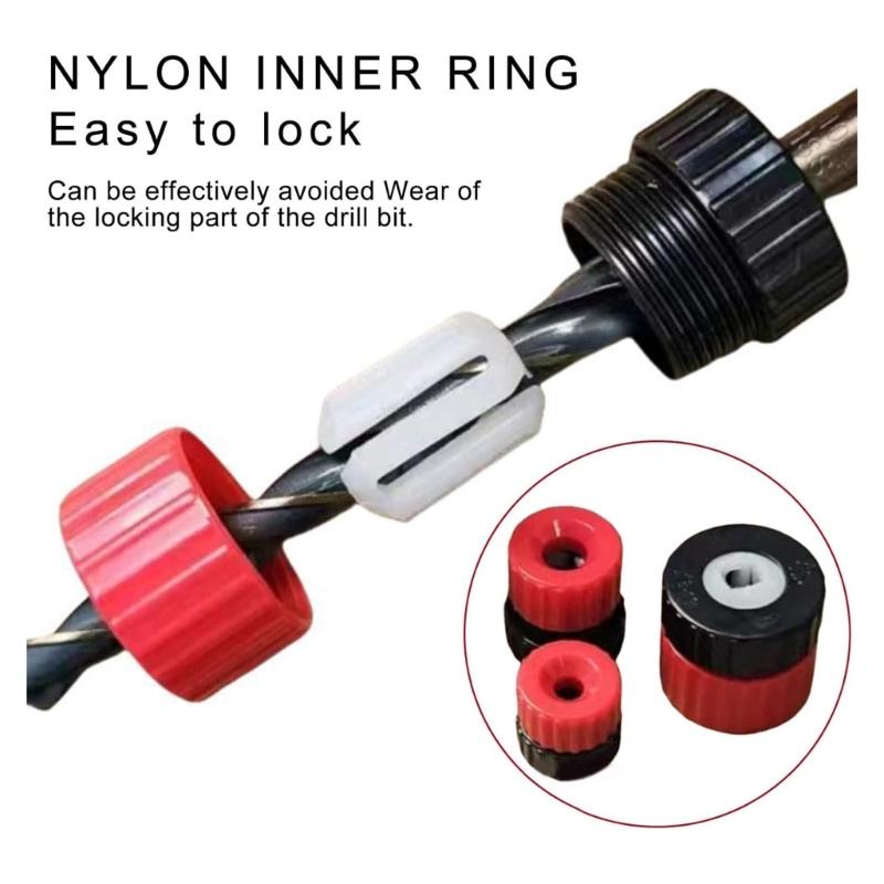 3Pcs Adjustable Drill Bit Depth Stop Drill Bit Stop Collars Carpentry Drill Stoppers Power Tool Drill Bits Accessories