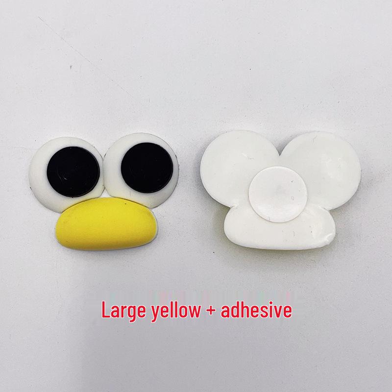 Cartoon Sausage Mouth & Big Eyes Duckbill Rubber Patch - Cute DIY Drain Basket Ornaments