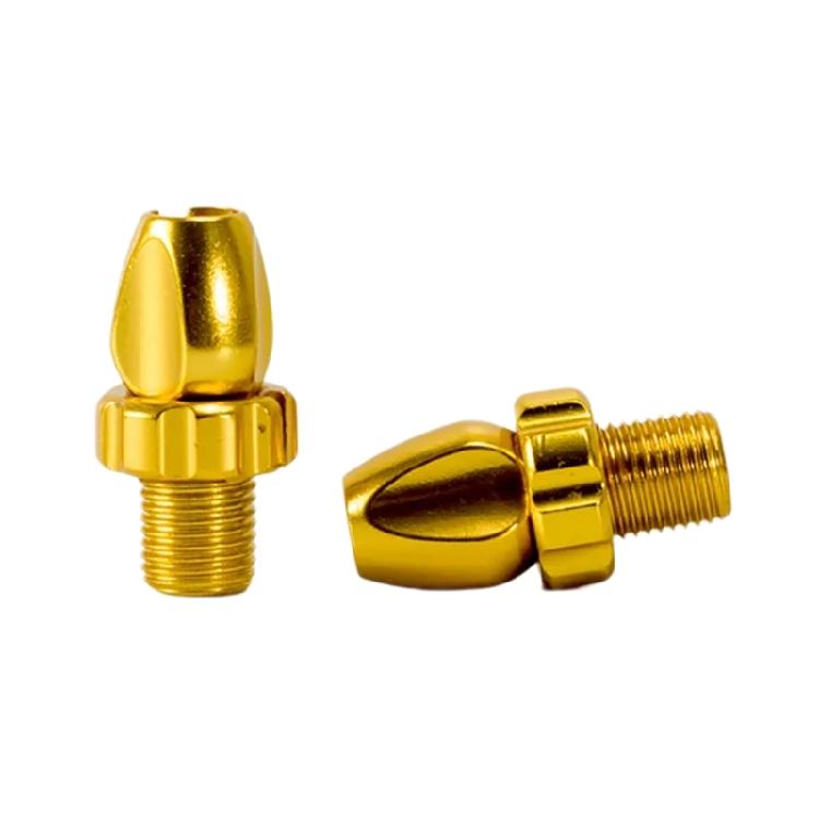 

2Pcs Mountain Bikes Brake Handle Levers Adjuster 10mm Adjusting Screw Fasteners золотий