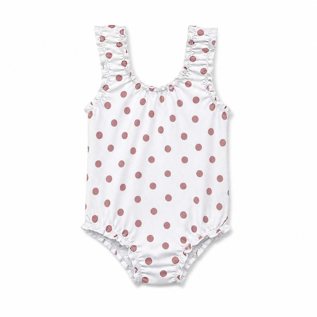Nordic Style Girls' Sun Protection Quick-Dry Swimsuit: Cute One-Piece or Baby Two-Piece Bikini