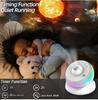 Galaxy Starry Sky Bedroom Tent Lamp: Private Space Capsule with Ceiling Projection of Sun, Moon, and Stars