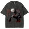 Gojo Satoru Mens Anime Jujutsu Kaisen Summer Harajuku TShirt  Cotton Fitness Vintage Street Women Casual Short Sleeve