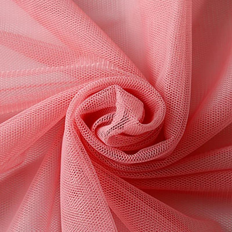 Encrypted Soft Mesh Tulle Fabric For Sewing Wedding Dress Wedding Decorations Curtains Mosquito Nets DIY Sewing Fabrics1m/5m/10m