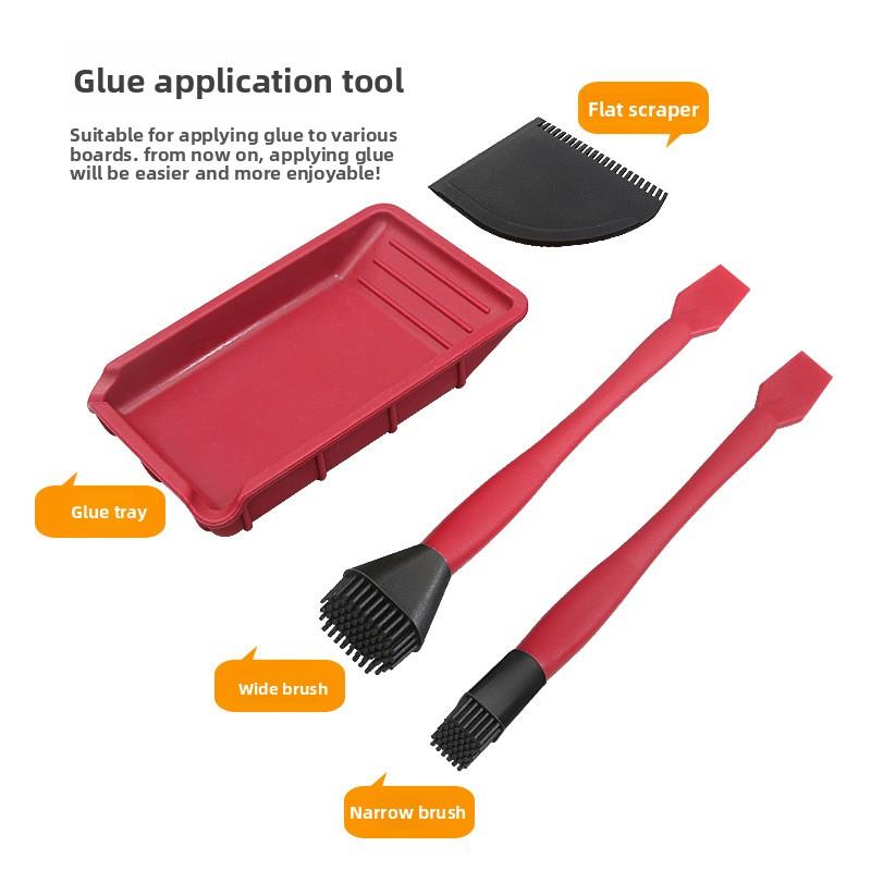 Silicone Glue Brush Soft Brush for Woodworking Furniture DIY Latex White Glue Application
