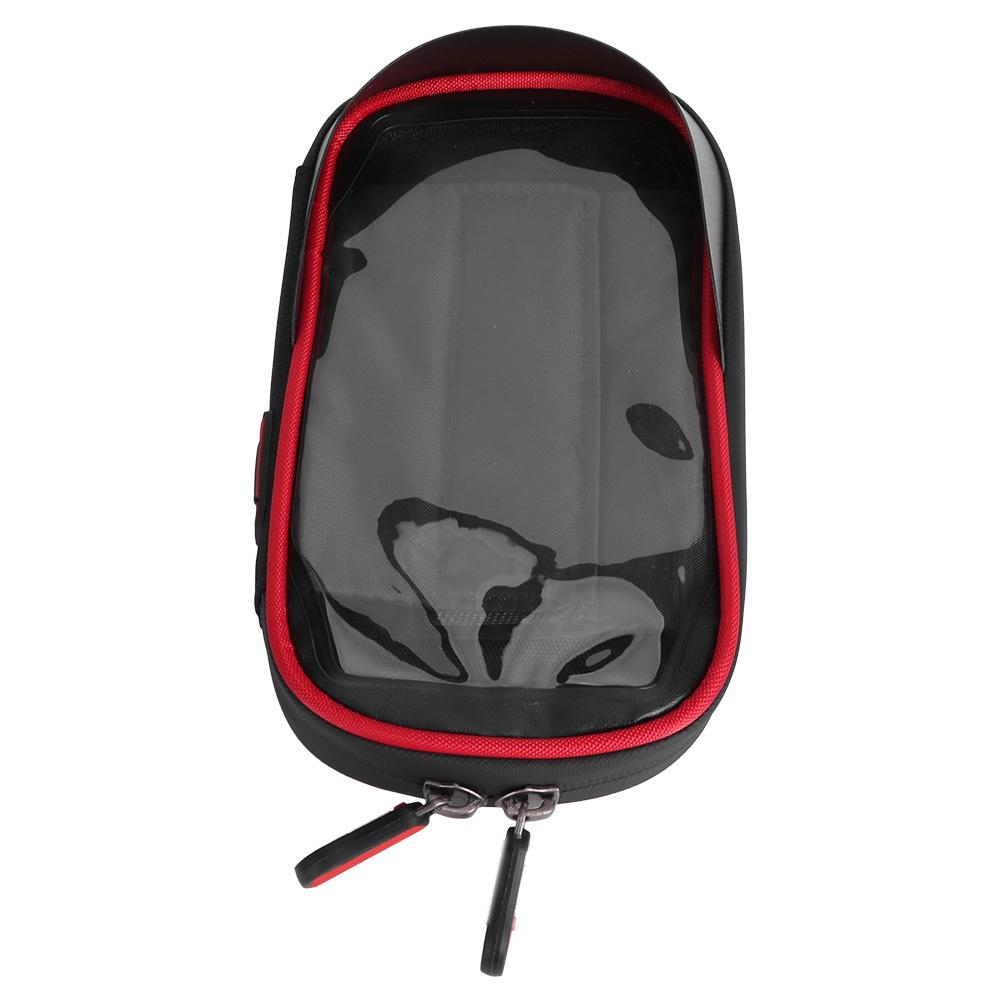 wheel up Bike Phone Bracket Waterproof Stand Bag Bicycle Front Packet Navigation Supportblack red