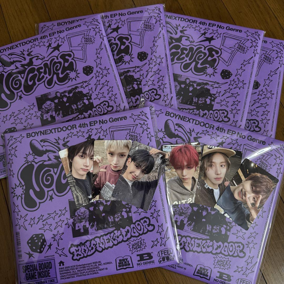 

[Б/У] BOYNEXTDOOR Набор из 6 настольных игр No Genre