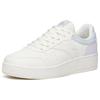 New Anta Abrasion Resistant Slip Resistant Low Top Skateboard Shoes Women's White Purple 922128068-4