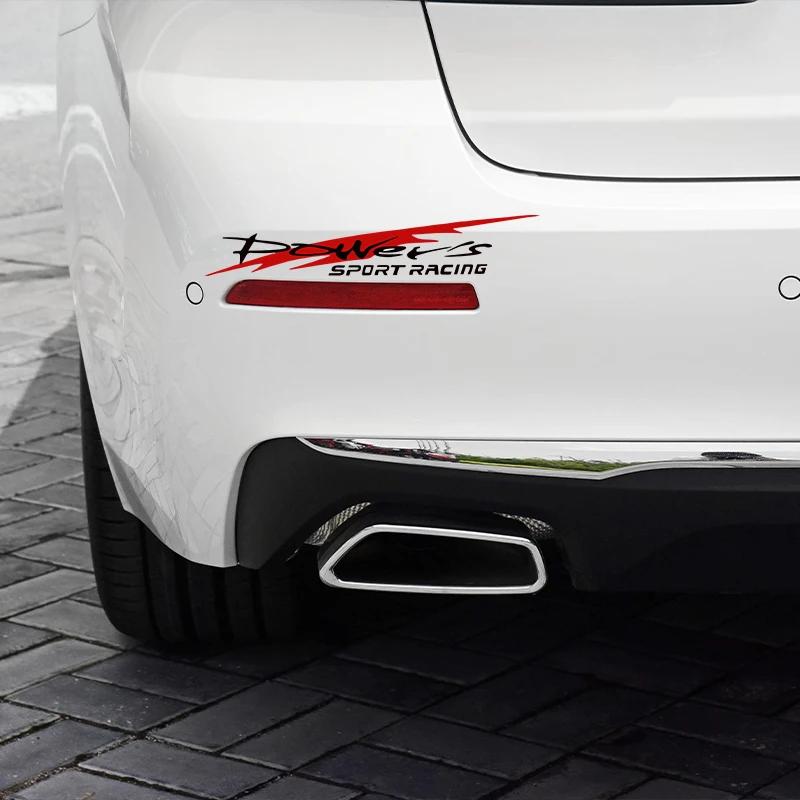 30X5.5CM Racing Development Car Sticker Stylish Power's Racing Development Sports Sticker Car Reflective Waterproof Decal