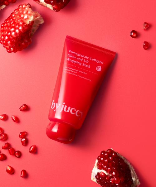 По:Сочная Гранатовая Коллагеновая Маска-обертывание Glow & Lift NONE