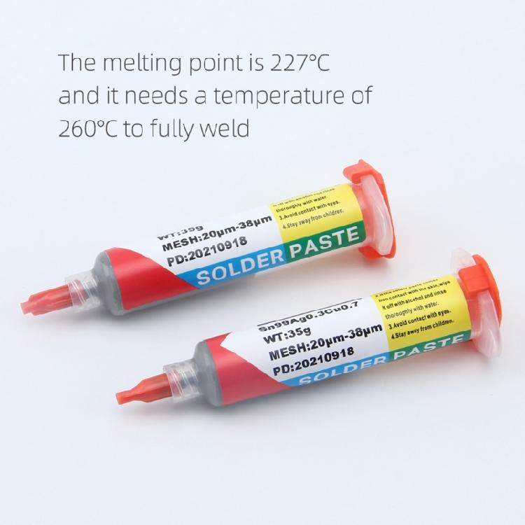 Silver Solder Paste For Electric Component Repairs 227℃ Melting Soldering Tip Tinner Cleaner Oxidation Cleaning Paste