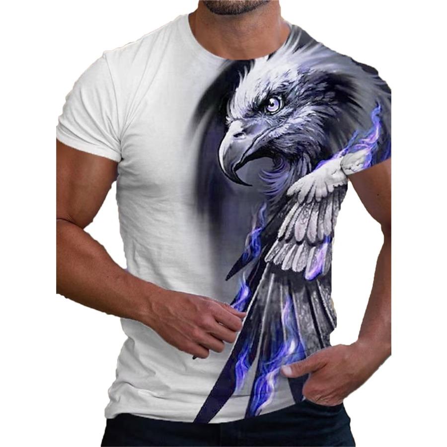 

Футболки с круглым воротником и 3d принтом, мужские повседневные спортивные футболки с героями мультфильмов, мужские летние топы с короткими рукавами S