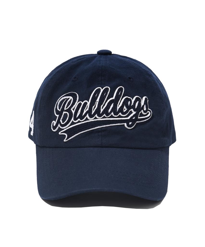 YALE Vintage Bulldogs Tail Logo Ball Cap_Navy