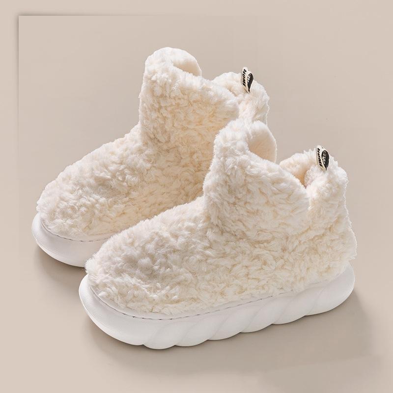 2025 Winter Warm Women's Boots Women's Snow Boots Outdoor Wear Home Cotton Slipper High Top Platform Women's Cotton Shoes