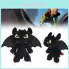 Adorable How To Train Your Dragon 2 Toothless Plush Doll Black Dragon Stuffed Toy
