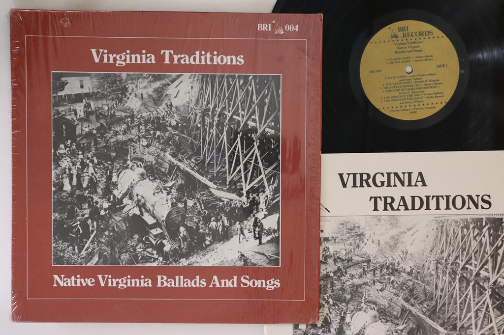 LP Record VARIOUS  Virginia Traditions  Native Virgin BRI004 BRI 1985 US Folk Used