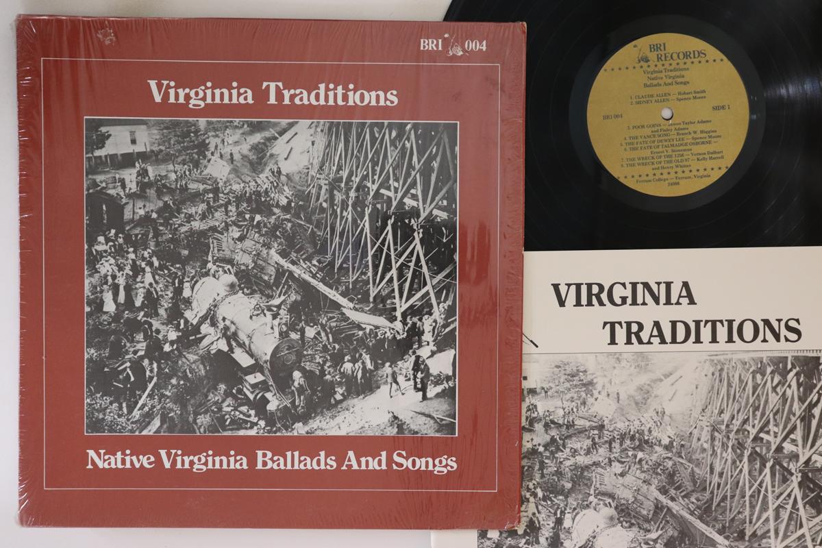 

LP Record VARIOUS Virginia Traditions Native Virgin BRI004 BRI 1985 US Folk Used
