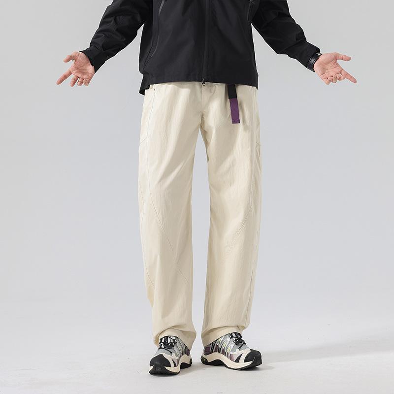 Autumn Wide-leg Casual Pants Men's Straight Thin Quick-drying Loose Sports Versatile Overalls