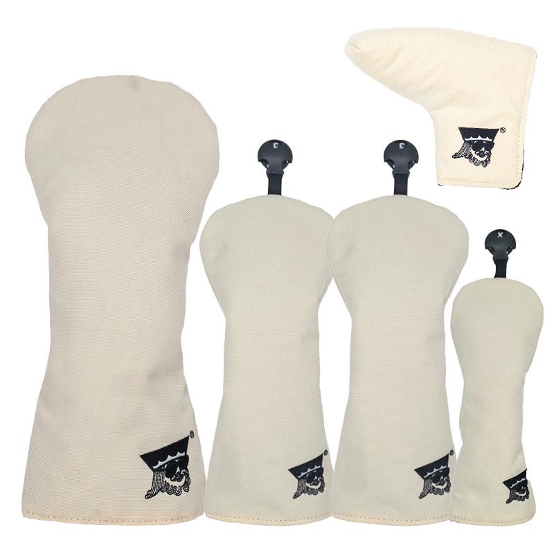 Sada krytů hlavy golfové hole: Ochrana driveru, fairwayové hole, putteru - Nylonová tkanina