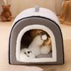 Abnehmbares Hundebett, gemütliches Haustiernest, für kleine und mittlere Hunde, Katzen, warm im Winter, bequemes Schlafbett